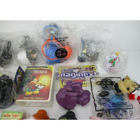 McDonalds, Fisher Price, Taco Bell, Jack in the Box and Unbranded Mixed Toy Lot - Picture 3 of 10